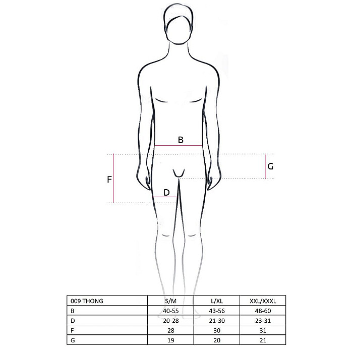 Мужские шорты с фиолотовым гульфиком Passion 009 THONG violet XXL/XXXL