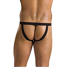 Мужские слипы на шнуровке Passion 044 SLIP BEN XXL/XXXL Black, экокожа, люверсы