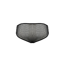 Чоловічі труси зі шнурівкою Passion 035 SLIP RICHARD XXL/XXXL Black, екошкіра, сітка
