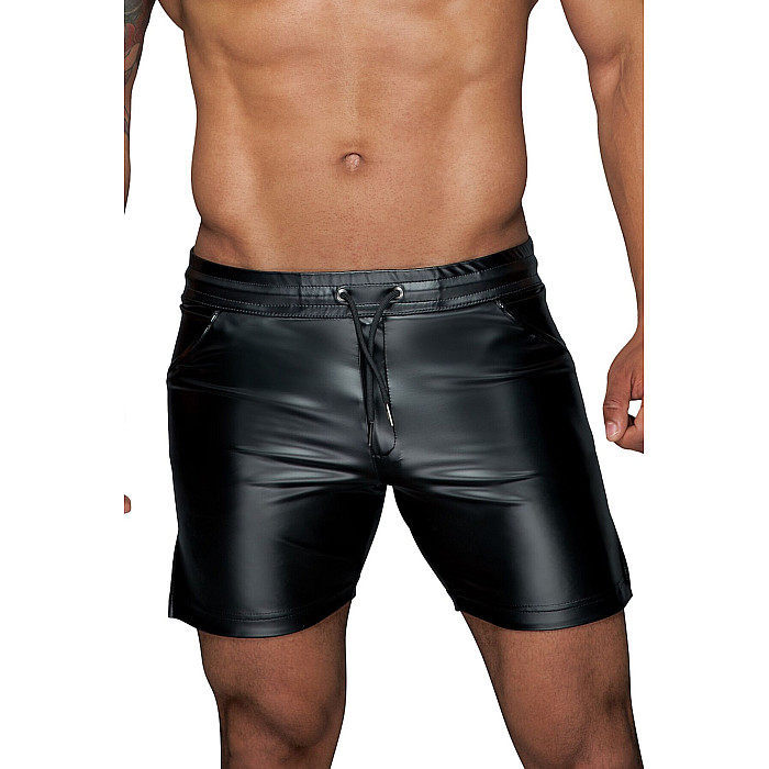 Мужские шорты с мокрым эффектом Noir Handmade H061 Powerwetlook shorts, L