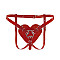 Трусики Серце для страпону Feral Feelings - Hearts Strap-on Belt Red