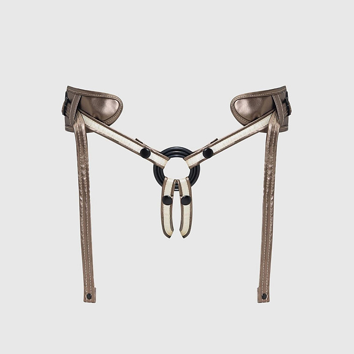 Трусы для страпона Strap-On-Me Leatherette HARNESS DESIROUS - NEW DESIGN