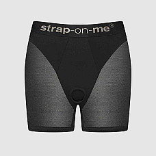 Шорти з фіксацією ділдо Strap-On-Me Harness Lingerie Halo - M - Black
