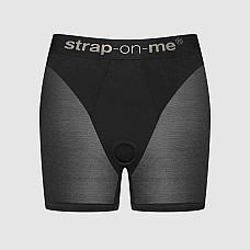 Шорти з фіксацією ділдо Strap-On-Me Harness Lingerie Halo - S - Black