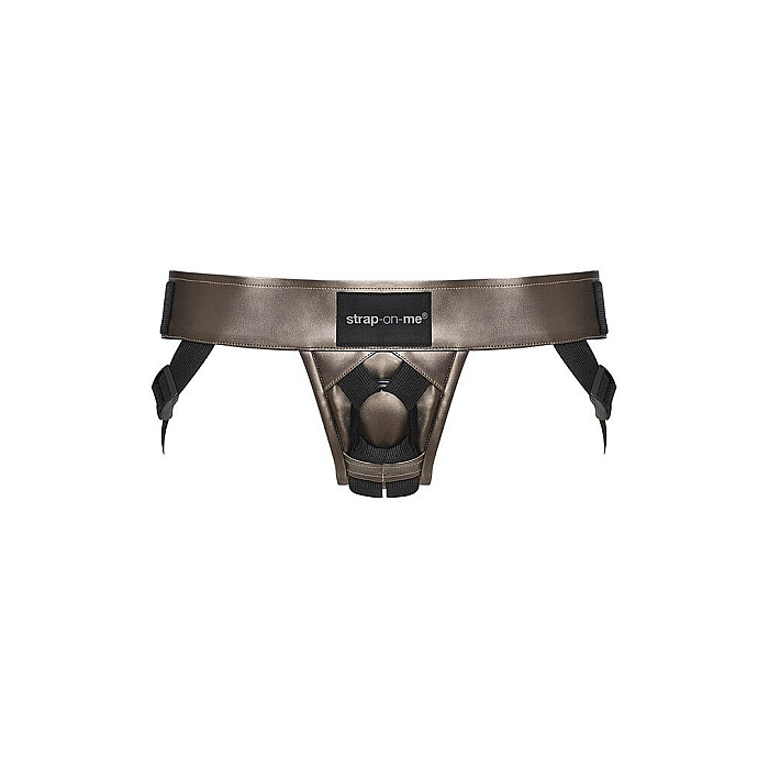 Трусы для страпона Strap-On-Me Leatherette HARNESS CURIOUS