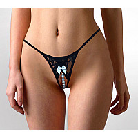 Эротические женские трусики Art of Sex - Kаrin Black размер L-2XL