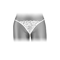 Трусики-стрінги з перлинною ниткою Fashion Secret VENUSINA White