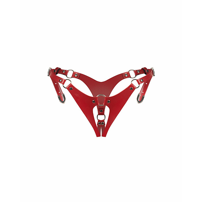 Трусики Obsessive Inferro crotchless thong S/M/L