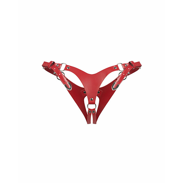 Трусики Obsessive Inferro crotchless thong S/M/L