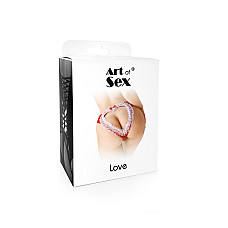 Женские трусики Art of Sex - Love Красные размер S