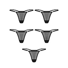 Набор трусиков Obsessive Violami 5-pack thong L/XL