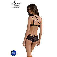 Комплект Passion DROSERA BIKINI black, S/M, бюстгальтер и трусики-кюлоты