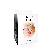 Женские трусики Art of Sex - Love Красные размер M
