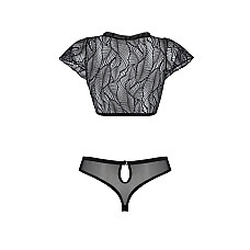 Комплект Passion LEAFA BIKINI black XXL/XXXL - ECO Passion
