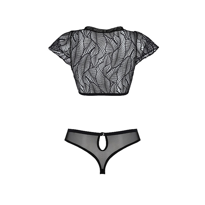Комплект Passion LEAFA BIKINI black XXL/XXXL - ECO Passion