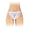 Трусики-стрінги з перлинною ниткою Fashion Secret KATIA White