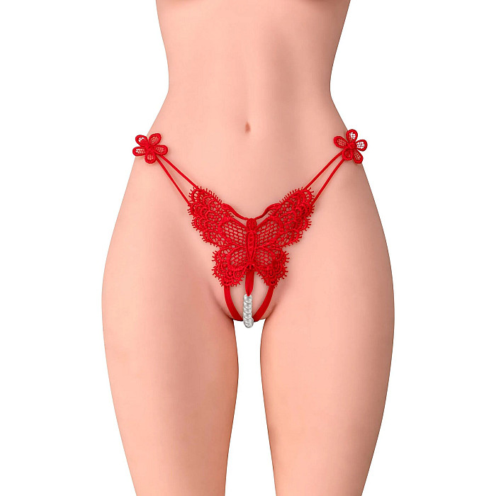 Трусики з перлинами Fashion Secret Natasha Red