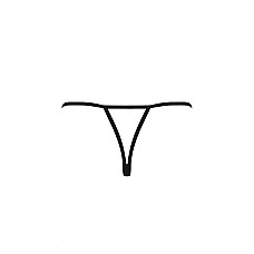 Трусики кружевные с доступом Passion Exclusive VIOLANTE THONG XXL/XXXL, black