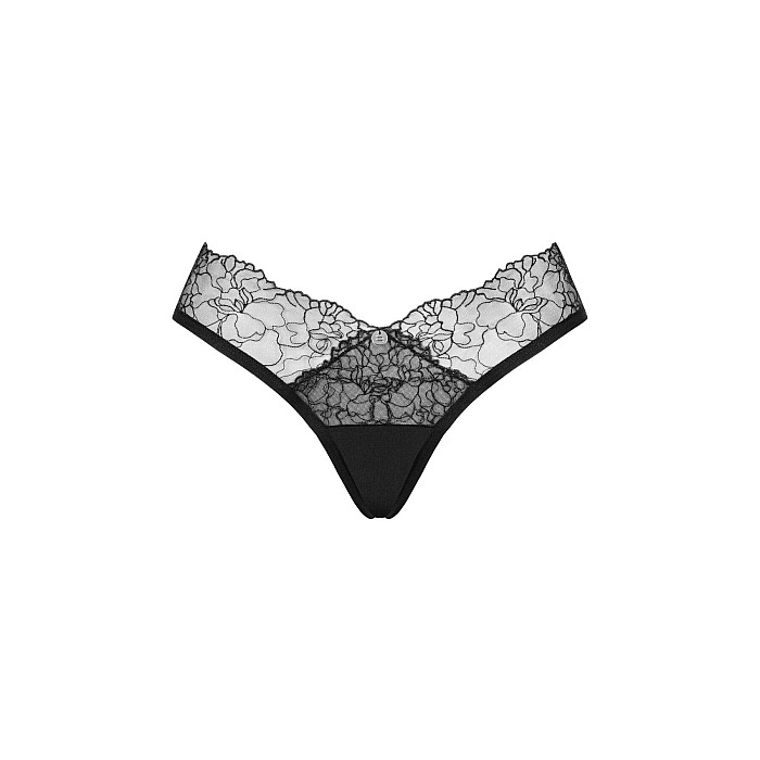 Сетчатые трусики под омбре Obsessive Bella Rou panties M/L