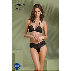 Комплект Passion KERRIA BIKINI black, L/XL, бралетт и трусики-бикини