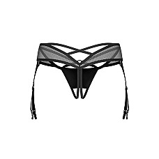 Трусики Obsessive Dominna crotchless thong 2XL/3XL