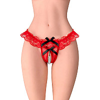 Трусики з перлинами Fashion Secret Romance Red