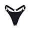 Трусики з натуральної шкіри Feral Feelings - String Bikini Black
