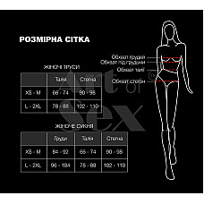 Сексуальные трусики с доступом Art of Sex - Lulu, размер L-2XL, Черный