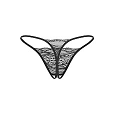 Набор трусиков с доступом Obsessive Bianca 2-pack crotchless thong S/M
