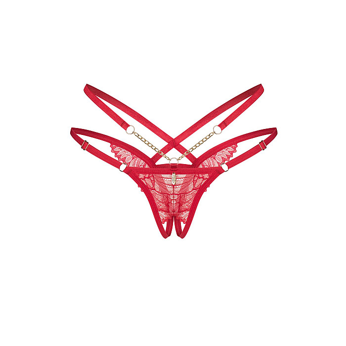 Трусики Obsessive Matildea crotchless thong L/XL