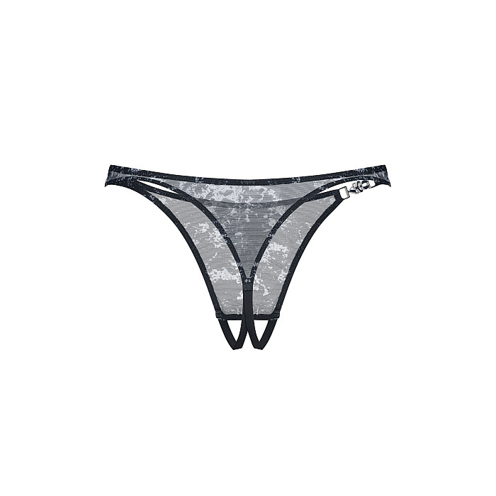 Трусики Obsessive Corrosis crotchless thong L/XL