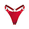 Трусики з натуральної шкіри Feral Feelings - String Bikini Red