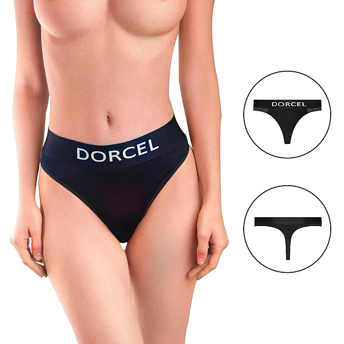 Трусики с карманом для вибратора Dorcel PANTY LOVER XL