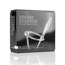 Уретральный стимулятор Sinner Gear Unbendable — Sperm Stopper Hollow Ring, 1 кольцо