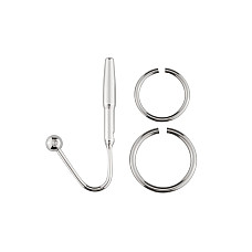 Уретральный стимулятор Sinner Gear Unbendable — Sperm Stopper Hollow Ring, 1 кольцо
