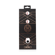 Металлические вагинальные шарики Rosy Gold - Nouveau Kegel Balls, масса 376 г, диаметр 2,8 см