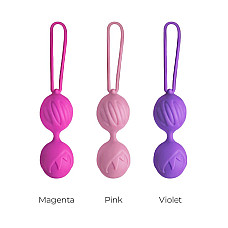 Вагинальные шарики Adrien Lastic Geisha Lastic Balls Mini Magenta (S), диаметр 3,4см, вес 85гр