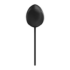Вагинальный шарик Fun Factory SMARTBALL UNO Black, одинарный, диаметр 3,6 см