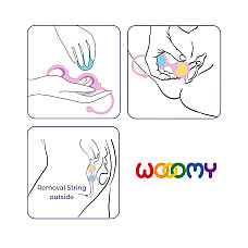 Вагинальные шарики Wooomy Love Pearls