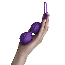 Вагінальні кульки Adrien Lastic Geisha Lastic Balls BIG Violet (L), діаметр 4 см, вага 90 гр