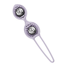 Вагинальные шарики Fun Factory SMARTBALLS DUO Purple, 2 шт, диаметр 3,2 и 3,6 см