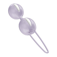 Вагинальные шарики Fun Factory SMARTBALLS DUO Purple, 2 шт, диаметр 3,2 и 3,6 см