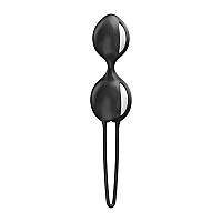 Вагинальные шарики Fun Factory SMARTBALLS DUO Black, 2 шт, диаметр 3,2 и 3,6 см