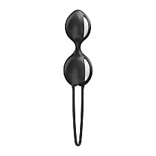 Вагинальные шарики Fun Factory SMARTBALLS DUO Black, 2 шт, диаметр 3,2 и 3,6 см