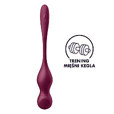 Смарт-вагинальные шарики с вибрацией Satisfyer Love Birds Vary Connect App, изменяемая масса, пульт