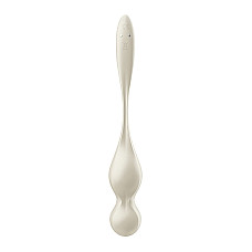 Вагинальные смарт-шарики с вибрацией Satisfyer Love Birds 1 Connect App White, 78 г