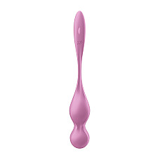 Вагинальные смарт-шарики с вибрацией Satisfyer Love Birds 1 Connect App Pink, 78 г