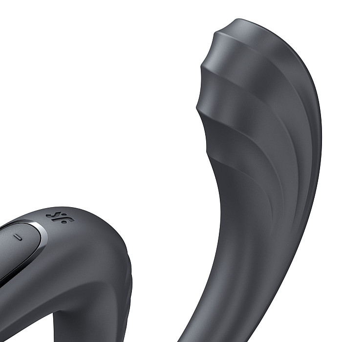 Вагінально-кліторальний вібратор Satisfyer G for Goddess 3 Dark Grey, 2 мотори
