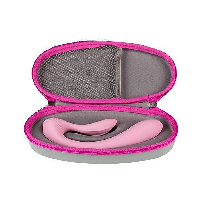 Вибратор Femintimate Dual Massager вагинально-клиторальный с чехлом для храненя, 2 мотора