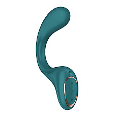 Вагінально-кліторальний вібратор Satisfyer G for Goddess 2 Bottle Green, 2 мотори